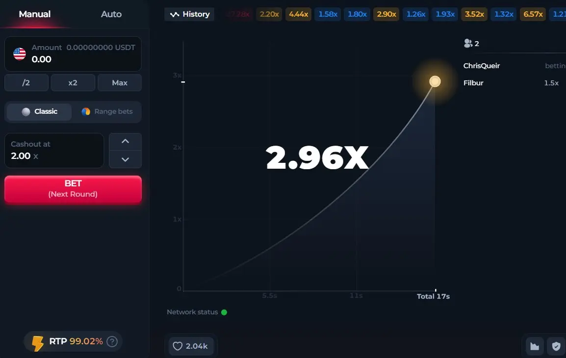 Bitcoin Crash Demo Games | 2025 - Experience Risk-Free Fun 2 Bitcoin crash demo games interface
